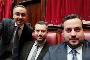 Parlamentari del M5S in visita al cantiere TAP