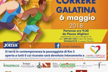 “Correre Galatina“, attesi mille atleti