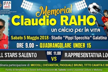 "1° Memorial Claudio Raho"