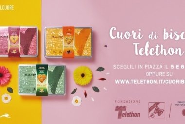 I Cuori di biscotto nelle piazze per Telethon