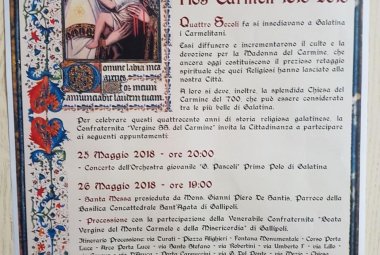 I Carmelitani a Galatina, 400 anni di storia