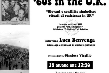 "Giovani e conflitto simbolico: rituali di resistenza in UK", se ne discute a Galatina