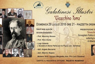 “Gioacchino Toma – Sorvegliato politico tra artisti, sotterfugi e nobiltà” 
