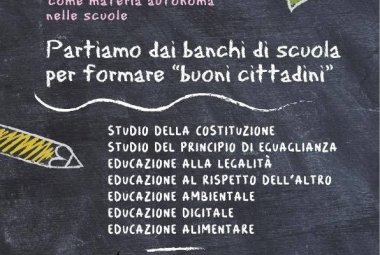 Si firma per l'educazione alla cittadinanza