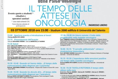 “Il tempo delle attese in Oncologia”