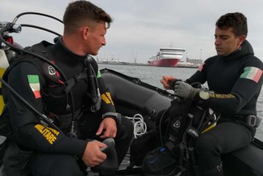 I palombari della Marina recuperano in 99 giorni 2219 ordigni bellici