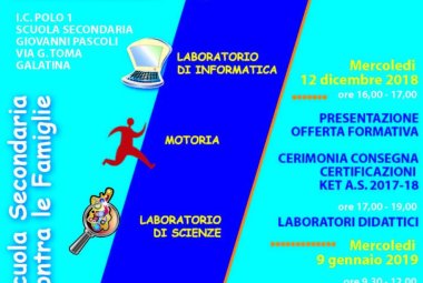 L'open-day della "Pascoli"  