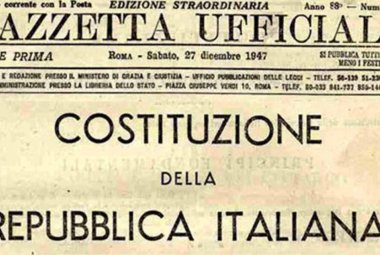 "Rileggere i primi quattro articoli  della Costituzione"