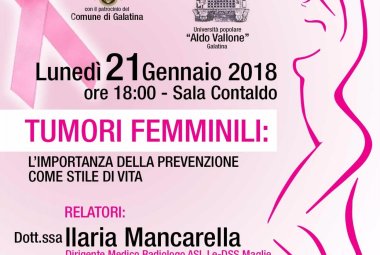 “Tumori femminili: l’importanza della prevenzione come stile di vita”