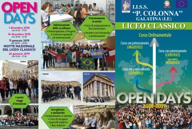L'open day del Liceo Colonna