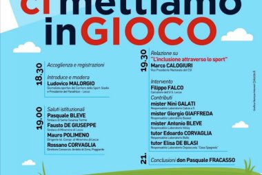 "Ci mettiamo in gioco"