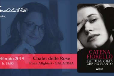 "Tutte le volte che ho pianto", Catena Fiorello torna a Galatina per presentare il suo nuovo romanzo