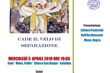 "Cade il velo di separazione"