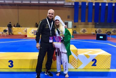La giovanissima galatinese Maria Elisabetta Negro prima nel campionato italiano juniores di Taekwondo 