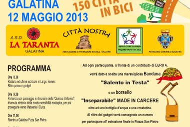 'Bicincittà', il 12 a Galatina 