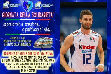 Sport e Solidarietà nel derby salentino fra Efficienza Energia e Casarano