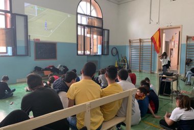 A scuola per assistere tutti insieme al grande ritorno del Lecce in serie A