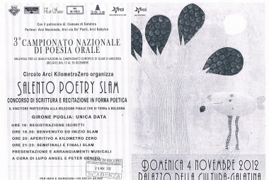 Campionato di poesia orale, il 4 a Galatina
