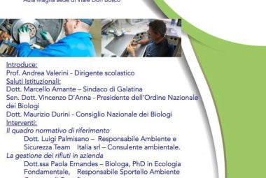 “Adempimenti e corretta gestione dei rifiuti”, se ne parla al Laporta/Falcone e Borsellino