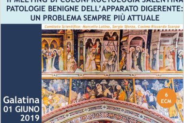 Colonproctologia, un meeting a Galatina 