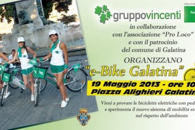 'E-Bike Galatina', il 19 tutti in bici a pedalata assistita