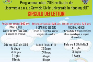 Al via a Galatina il Circolo dei Lettori