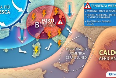 Nel weekend stop al grande caldo