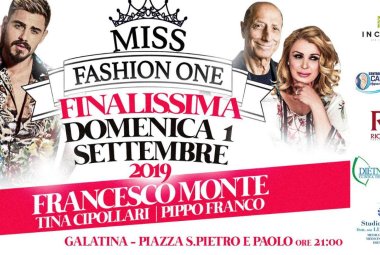 In piazza San Pietro a Galatina la finalissima di "Miss Fashion One"