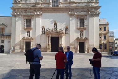 La Rai sperimenta a Galatina le nuove tecnologie di ripresa in collaborazione con il 61esimo Stormo