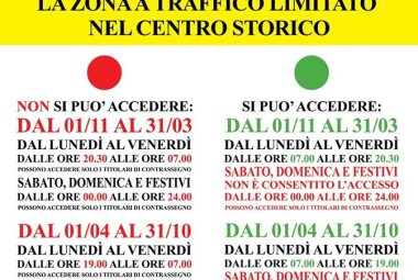 I nuovi orari di accesso nella ZTL di Galatina