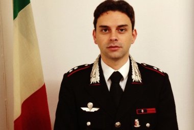 Il tenente Lorenzo Chiaretti al comando della prima sezione del nucleo investigativo dei Carabinieri di Caserta