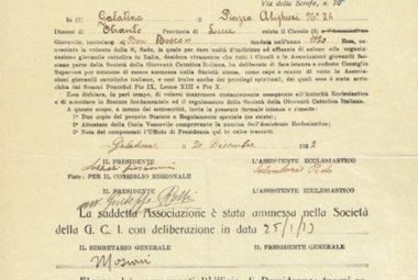 Festa del Tesseramento, a Galatina l'Azione Cattolica festeggia i 99 anni dalla fondazione