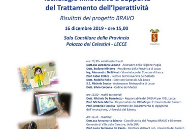 “Tecnologie innovative a supporto del trattamento dell’iperattività”