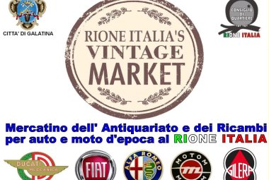 Al Rione Italia il 4 il Mercatino dell'Antiquariato