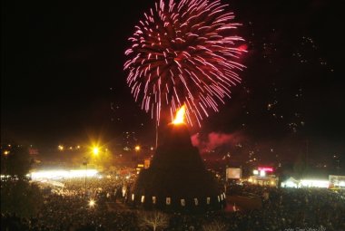 Fuochi d’artificio per la Focara green 2020
