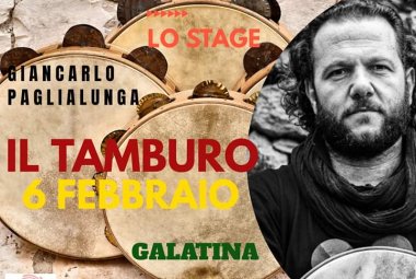 Torna il workshop di tamburello con Giancarlo Paglialunga 