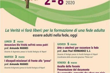 “La Verità vi farà liberi:per la formazione di una fede adulta, essere adulti nella fede,oggi”