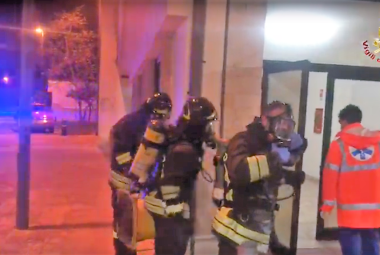 Incendio nel Reparto Medicina dell'Ospedale di Galatina