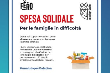 "Un aiuto per Galatina", raccolti 12000 euro ed ora parte "Spesa solidale"