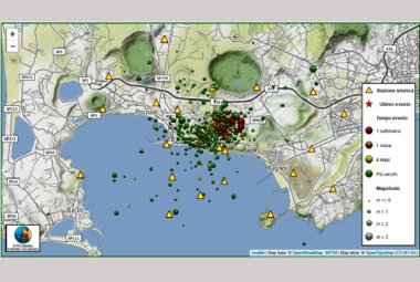 Uno sciame sismico nell'area flegrea