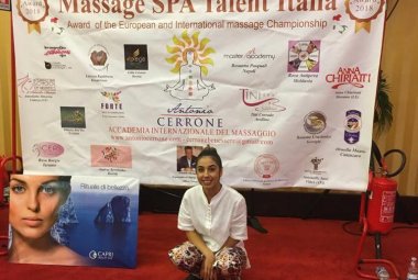 Letizia Margari nella finalissima dell'International Massage Battle. Ancora un like per sostenerla