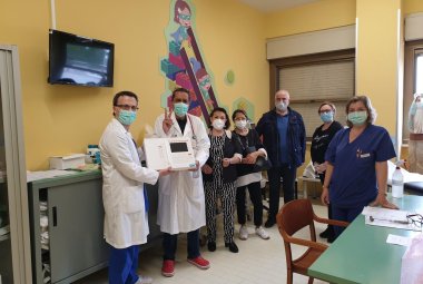 Consegnato all'Ospedale di Galatina un elettrocardiografo acquistato con i fondi raccolti dal Polo 2