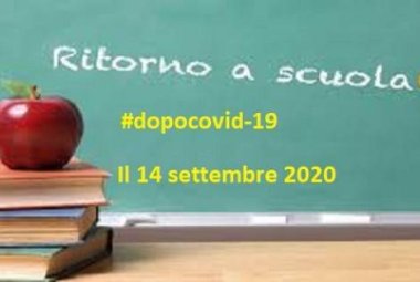 Dal 14 settembre si torna a scuola distanziati