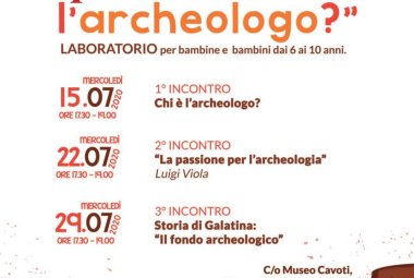  “Cosa fa l’archeologo?”, un laboratorio in Biblioteca a Galatina