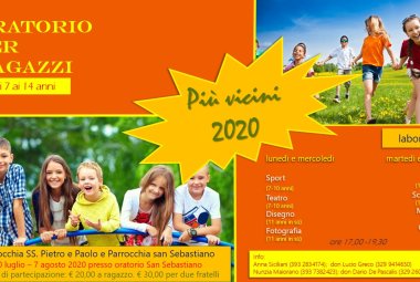 "Più vicini 2020"