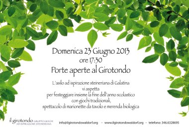 A Collemeto la festa dell'asilo steineriano