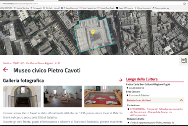 Il Museo Cavoti di Galatina in CartApulia