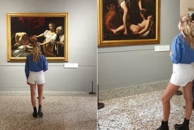 Chiara Ferragni a Palazzo Barberini 