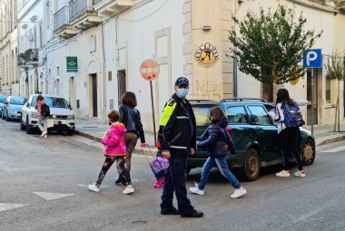 Capillare operazione di prevenzione anticovid della Polizia Locale di Galatina