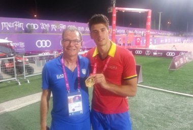 Salto triplo. Daniele Greco, in Turchia il primo oro con la maglia di 'Salento d'amare'